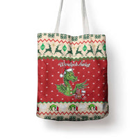 Poland Dinosaur Christmas Tote Bag Polish Smok Wawelski Wesołych Swiat - Wonder Print Shop