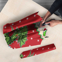 Poland Dinosaur Christmas Umbrella Polish Smok Wawelski Wesołych Swiat - Wonder Print Shop