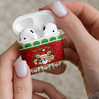 Poland Christmas AirPods Case Pierogi Mascot Santa Claus Wesołych Swiat - Wonder Print Shop