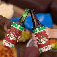 Poland Christmas 4 in 1 Can Cooler Tumbler Pierogi Mascot Santa Claus Wesołych Swiat - Wonder Print Shop