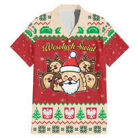 Poland Christmas Family Matching Mermaid Dress and Hawaiian Shirt Pierogi Mascot Santa Claus Wesołych Swiat - Wonder Print Shop