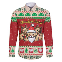 Poland Christmas Family Matching Puletasi and Hawaiian Shirt Pierogi Mascot Santa Claus Wesołych Swiat - Wonder Print Shop
