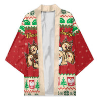 Poland Christmas Kimono Pierogi Mascot Santa Claus Wesołych Swiat - Wonder Print Shop