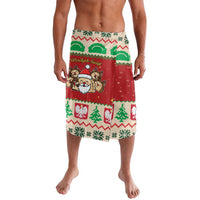 Poland Christmas Lavalava Pierogi Mascot Santa Claus Wesołych Swiat - Wonder Print Shop
