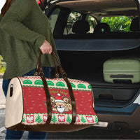 Poland Christmas Travel Bag Pierogi Mascot Santa Claus Wesołych Swiat - Wonder Print Shop