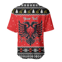 Personalized Albania Christmas Eagle Baseball Jersey The Double-headed Eagle - Wonder Print Shop