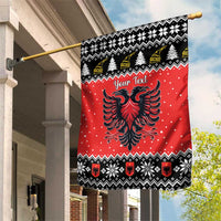 Personalized Albania Christmas Eagle Garden Flag The Double-headed Eagle - Wonder Print Shop