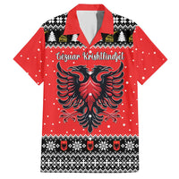 Personalized Albania Christmas Eagle Hawaiian Shirt The Double-headed Eagle - Wonder Print Shop