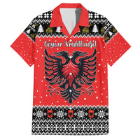 Personalized Albania Christmas Eagle Hawaiian Shirt The Double-headed Eagle - Wonder Print Shop