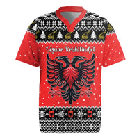 Personalized Albania Christmas Eagle Rugby Jersey The Double-headed Eagle - Wonder Print Shop