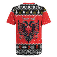 Personalized Albania Christmas Eagle Rugby Jersey The Double-headed Eagle - Wonder Print Shop