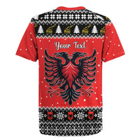 Personalized Albania Christmas Eagle Rugby Jersey The Double-headed Eagle - Wonder Print Shop