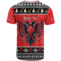 Personalized Albania Christmas Eagle T Shirt The Double-headed Eagle - Wonder Print Shop