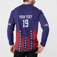 Custom World Soccer 2026 USA Button Sweatshirt Stars, Stripes and Glory - Wonder Print Shop
