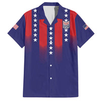 Custom World Soccer 2026 USA Hawaiian Shirt Stars, Stripes and Glory - Wonder Print Shop