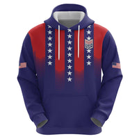 Custom World Soccer 2026 USA Hoodie Stars, Stripes and Glory - Wonder Print Shop