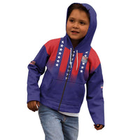 Custom World Soccer 2026 USA Kid Hoodie Stars, Stripes and Glory - Wonder Print Shop