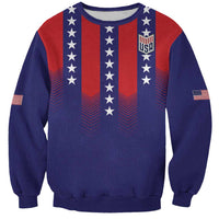 Custom World Soccer 2026 USA Sweatshirt Stars, Stripes and Glory - Wonder Print Shop