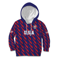 Custom World Soccer 2026 USA Kid Hoodie Road To Glory Bring It Home - Wonder Print Shop