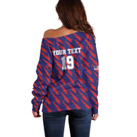 Custom World Soccer 2026 USA Off Shoulder Sweater Road To Glory Bring It Home - Wonder Print Shop