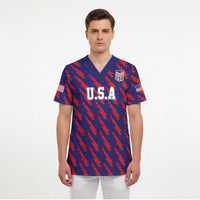 Custom World Soccer 2026 USA Scrub Top Road To Glory Bring It Home - Wonder Print Shop
