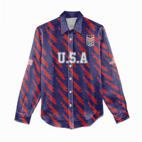 Custom World Soccer 2026 USA Women Casual Shirt Road To Glory Bring It Home - Wonder Print Shop