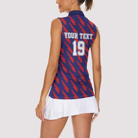 Custom World Soccer 2026 USA Women Sleeveless Polo Shirt Road To Glory Bring It Home - Wonder Print Shop