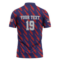 Custom World Soccer 2026 USA Zipper Polo Shirt Road To Glory Bring It Home - Wonder Print Shop