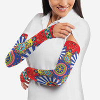 Sicily Italy Carretto Siciliano Arm Sleeves Sicilian Cart Floral Patterns