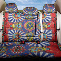 Sicily Italy Carretto Siciliano Back Car Seat Cover Sicilian Cart Floral Patterns