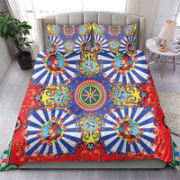 Sicily Italy Carretto Siciliano Bedding Set Sicilian Cart Floral Patterns