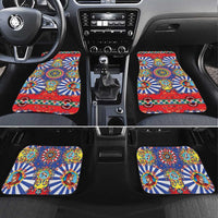 Sicily Italy Carretto Siciliano Car Mats Sicilian Cart Floral Patterns