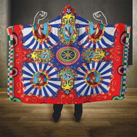 Sicily Italy Carretto Siciliano Hooded Blanket Sicilian Cart Floral Patterns