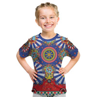 Sicily Italy Carretto Siciliano Kid T Shirt Sicilian Cart Floral Patterns