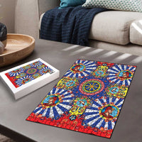 Sicily Italy Carretto Siciliano Puzzle Sicilian Cart Floral Patterns