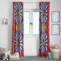 Sicily Italy Carretto Siciliano Window Curtain Sicilian Cart Floral Patterns