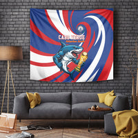 World Football 2026 Cabo Verde Tapestry Blue Shark Champions Trophy