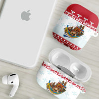 Malta Christmas AirPods Case Presepju Nativity Scene on Luzzu Boat - Wonder Print Shop
