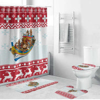 Malta Christmas Bathroom Set Presepju Nativity Scene on Luzzu Boat - Wonder Print Shop