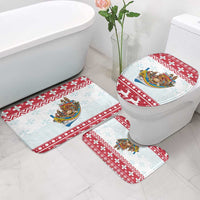 Malta Christmas Bathroom Set Presepju Nativity Scene on Luzzu Boat - Wonder Print Shop