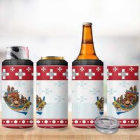 Malta Christmas 4 in 1 Can Cooler Tumbler Presepju Nativity Scene on Luzzu Boat - Wonder Print Shop