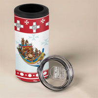 Malta Christmas 4 in 1 Can Cooler Tumbler Presepju Nativity Scene on Luzzu Boat - Wonder Print Shop