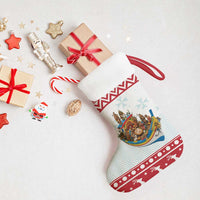 Malta Christmas Stocking Presepju Nativity Scene on Luzzu Boat - Wonder Print Shop