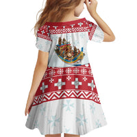 Malta Christmas Family Matching Long Sleeve Bodycon Dress and Hawaiian Shirt Presepju Nativity Scene on Luzzu Boat - Wonder Print Shop