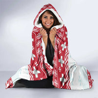 Malta Christmas Hooded Blanket Presepju Nativity Scene on Luzzu Boat - Wonder Print Shop