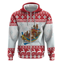 Malta Christmas Hoodie Presepju Nativity Scene on Luzzu Boat - Wonder Print Shop