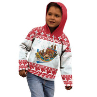 Malta Christmas Kid Hoodie Presepju Nativity Scene on Luzzu Boat - Wonder Print Shop