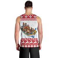 Malta Christmas Men Tank Top Presepju Nativity Scene on Luzzu Boat - Wonder Print Shop