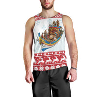 Malta Christmas Men Tank Top Presepju Nativity Scene on Luzzu Boat - Wonder Print Shop