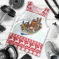Malta Christmas Men Tank Top Presepju Nativity Scene on Luzzu Boat - Wonder Print Shop